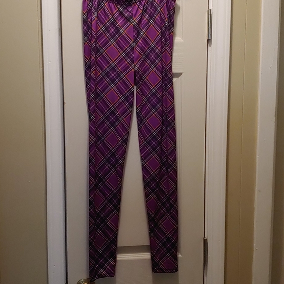 LSU colors spandex pants - Picture 1 of 3